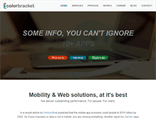 Tablet Screenshot of colorbracket.com